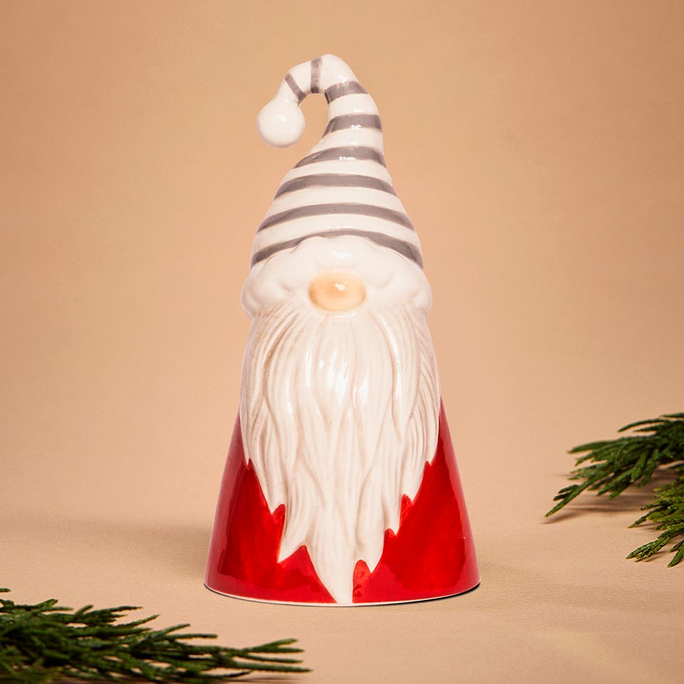 Conjunto de talheres Nordic Santa, pratos cerâmicos ocidentais Prato de lanche Presente de Natal criativo Copo de chaleira de chá em casa Frasco selado