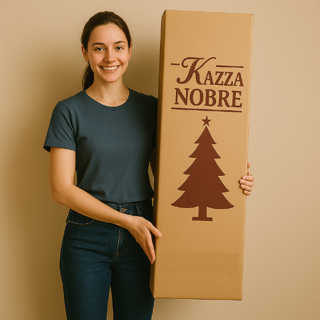Árvore de Natal Nevada 2,10m de Altura - 1.286 Galhos - com luzes LED