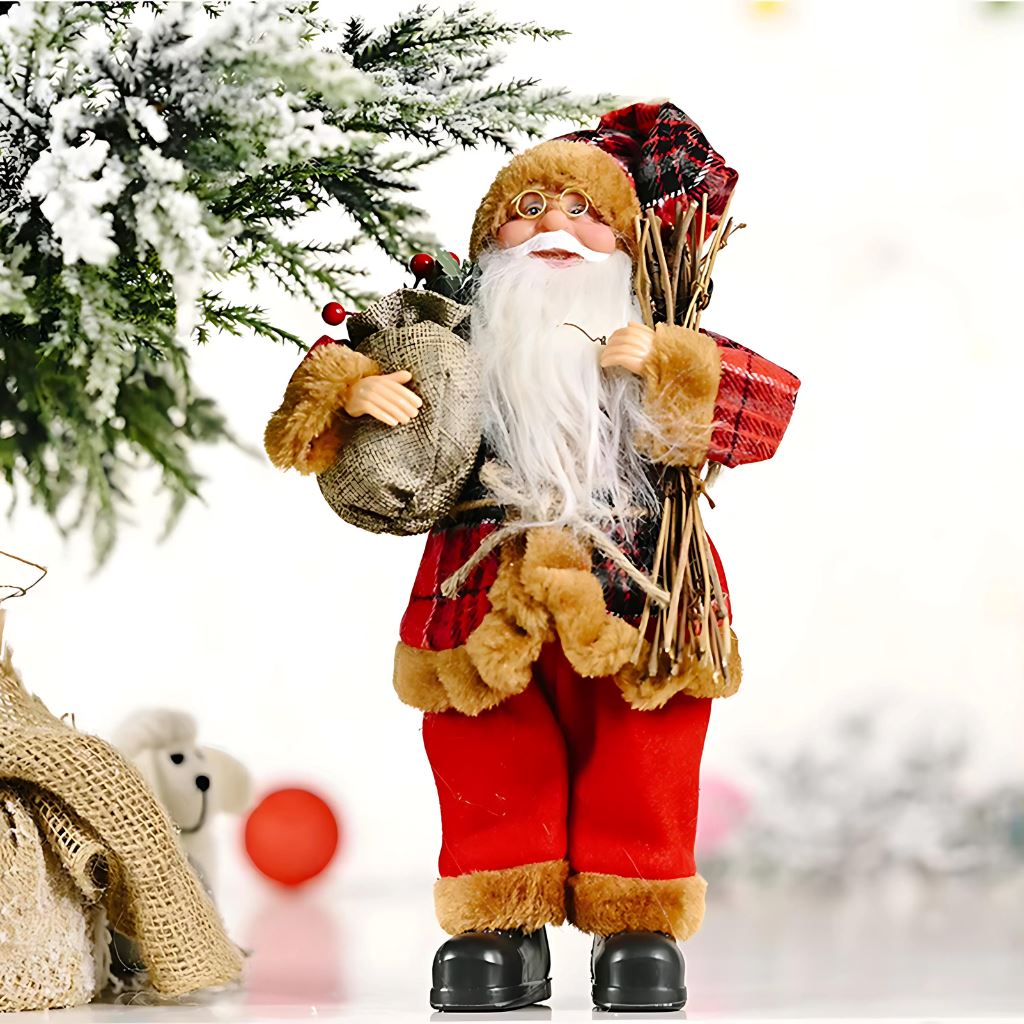 Decoração De Natal Escultura Papai Noel