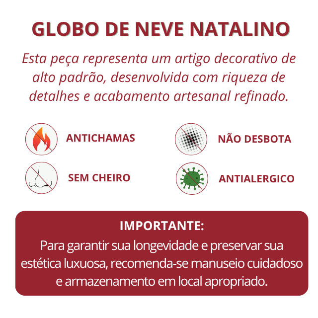 Vila de Natal com carros que dirigem MEGA Globo de Neve