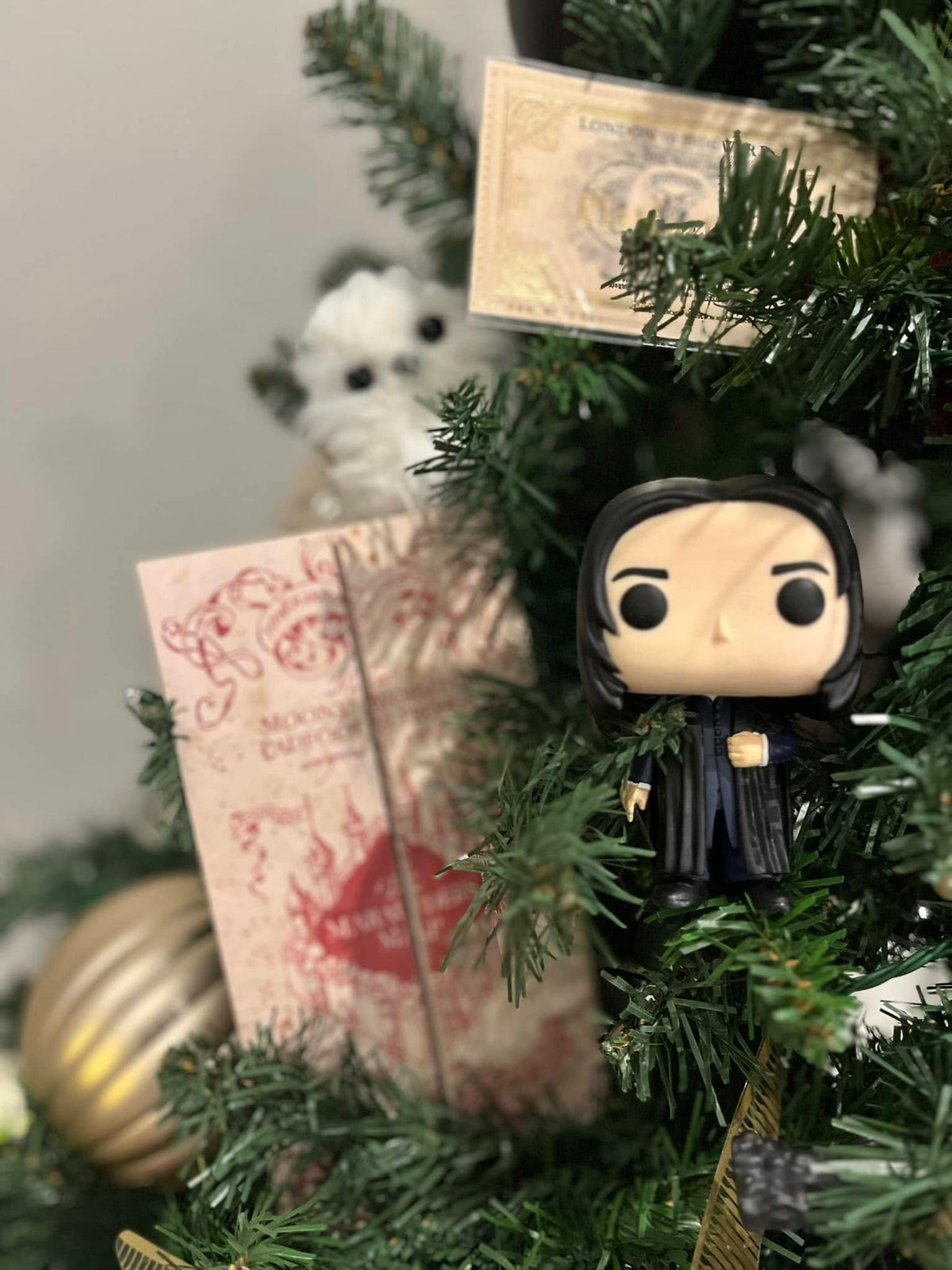 Árvore de Natal Temática HP – Completa com Decorações Mágicas