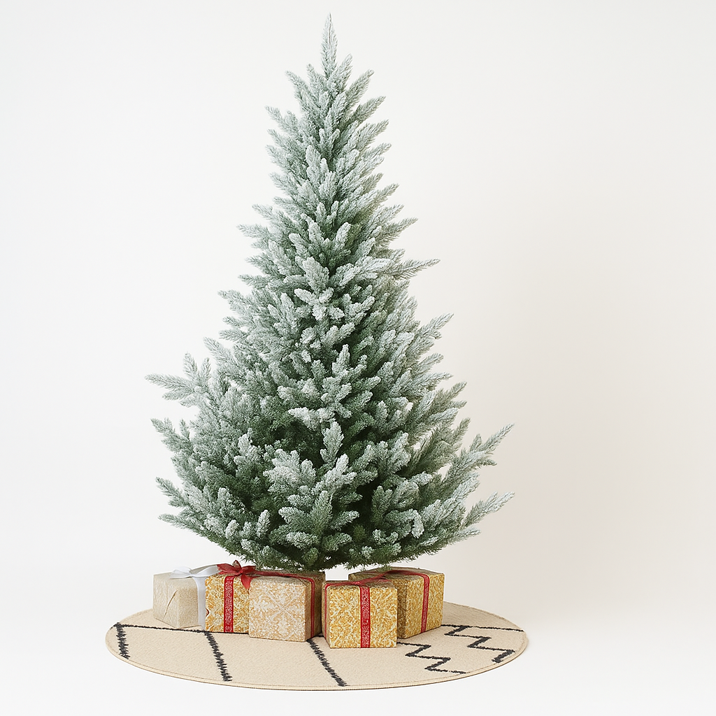 Árvore de Natal Nevada Sem Led